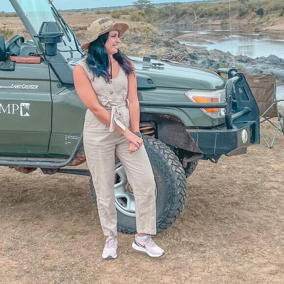 Safari jumpsuit khaki - Picture 2 of 6